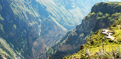 Cruz Condor Colca Canyon Panoramic