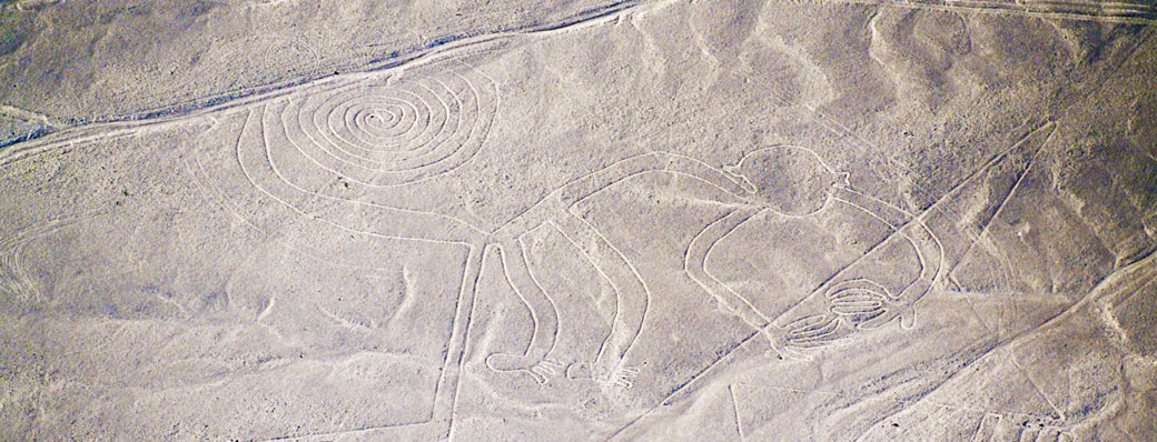 Lignes de Nazca Géoglyphe de singe