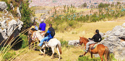 Horseback Riding in Sacsayhuaman