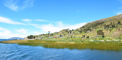 Luquina from Lake Titicaca