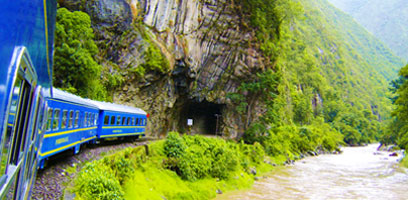 Machu Picchu Train and the Urubamba River