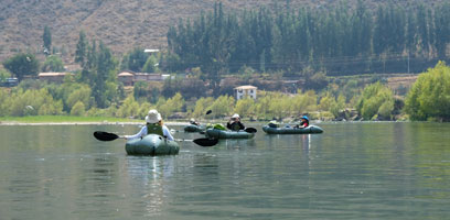 Rafting on the Urubamba River