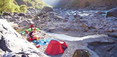 Apurimac River Rafting Campsite