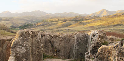 Inca Stone Niche Near the Temple of the Moon